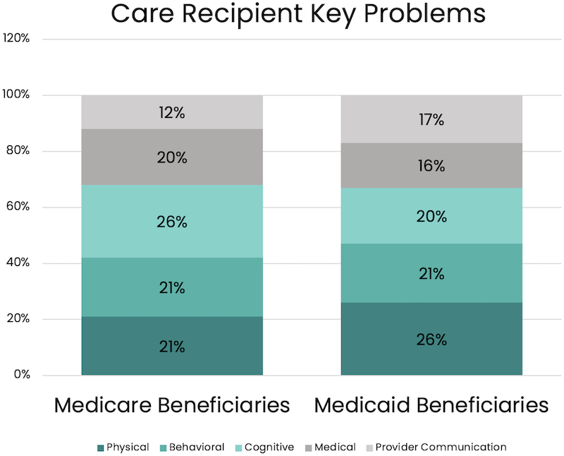Care Recipient Key Problem Graph